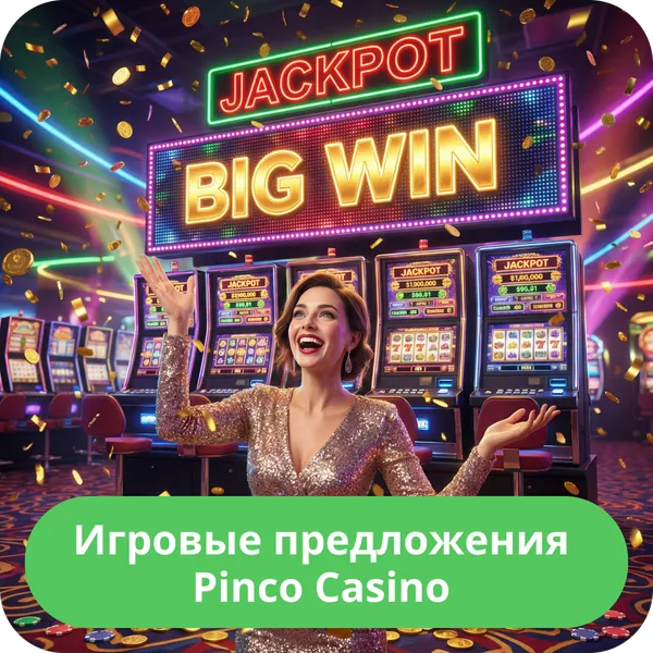 Игровые предложения Pinco Casino