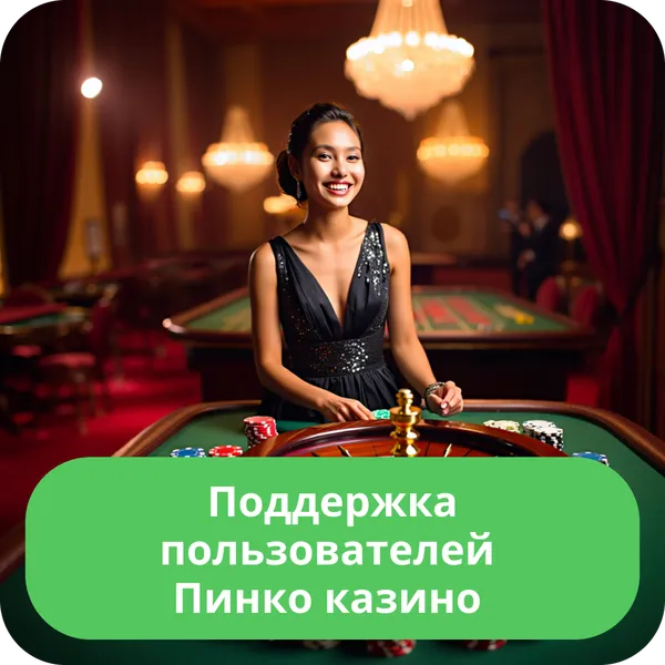 Поддержка пользователей Пинко казино