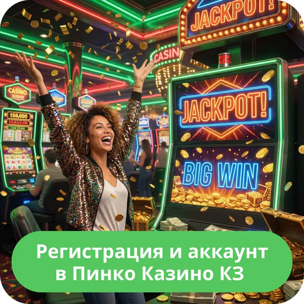 Регистрация и аккаунт в Пинко Казино КЗ